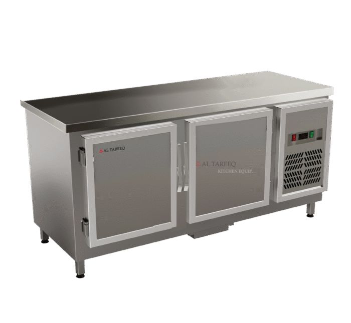 Work Top Refrigerator 2 Door - Model WRD2S-187-CL