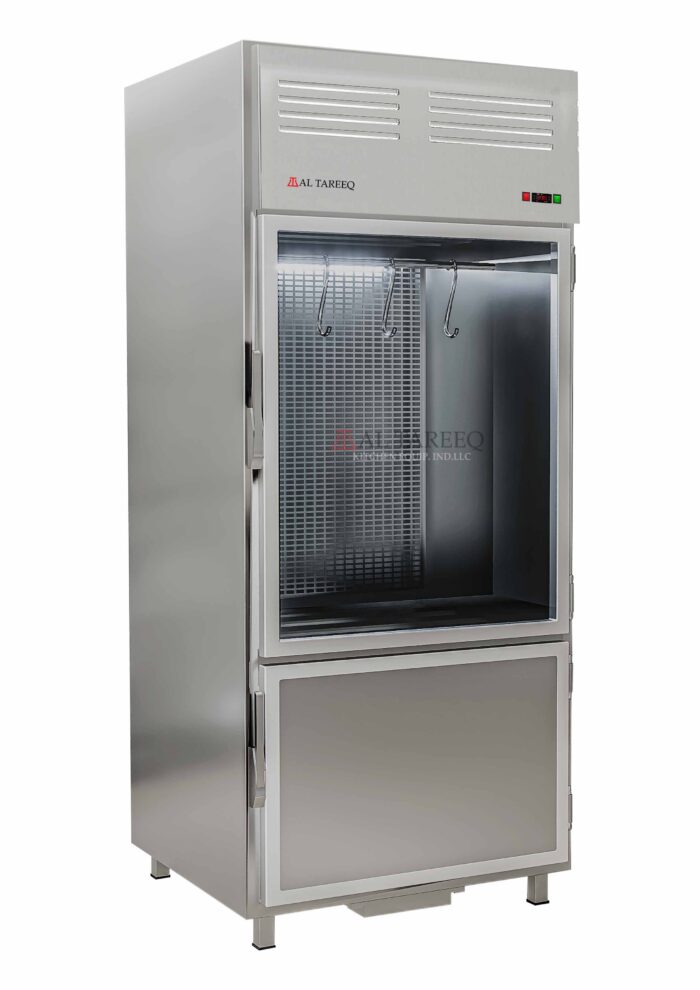 Upright Refrigerator Single For Meat Display  Model URD2GS-M-98-CL