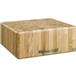 wooden chopping block