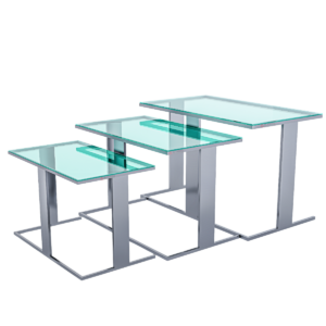 Glass Top Buffet Table 