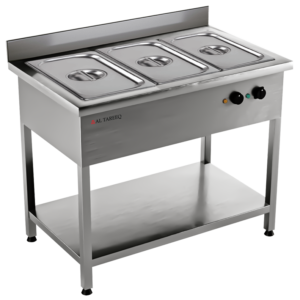 hot bain marie with shelf