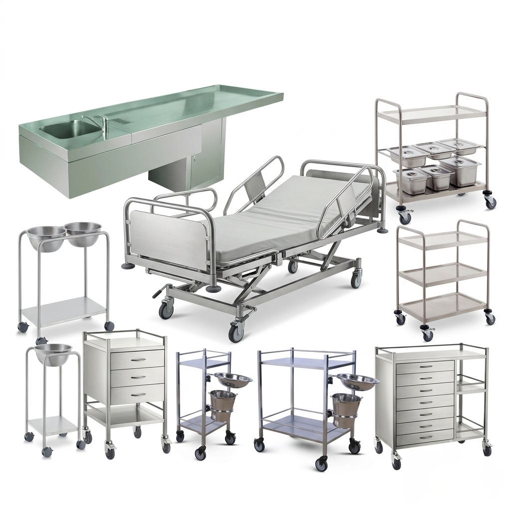 stainless steel hospital equipment