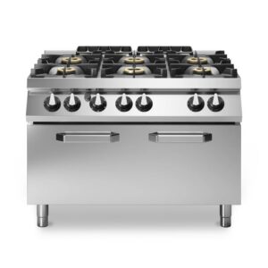 6 burner gas oven