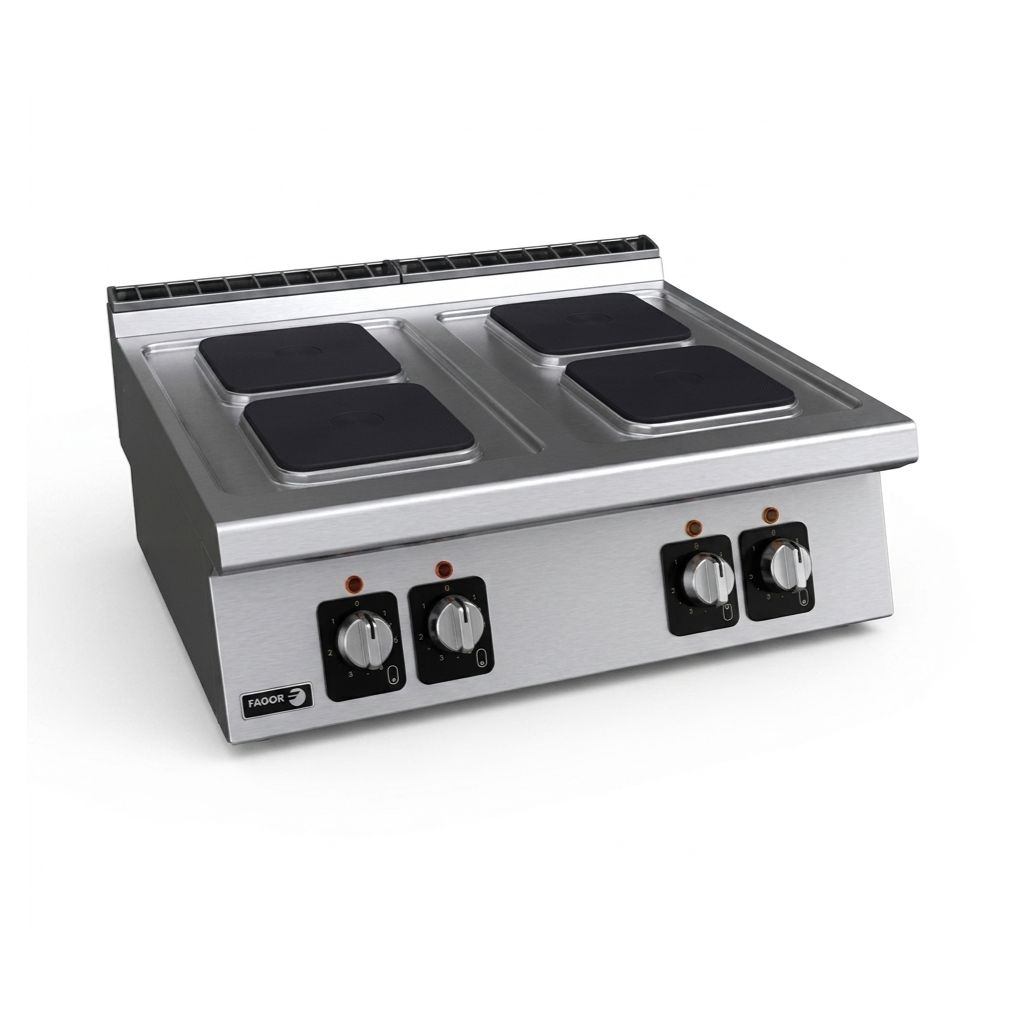 Al Tareeq kitchen Equipments Electric 4 Hot Plate - Square 1 Electric 4 Hot Plate - Square