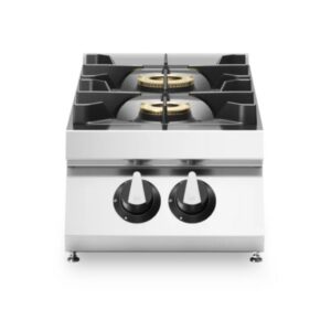 Gas Range Pressed Worktop 2 Burners Top Unit
