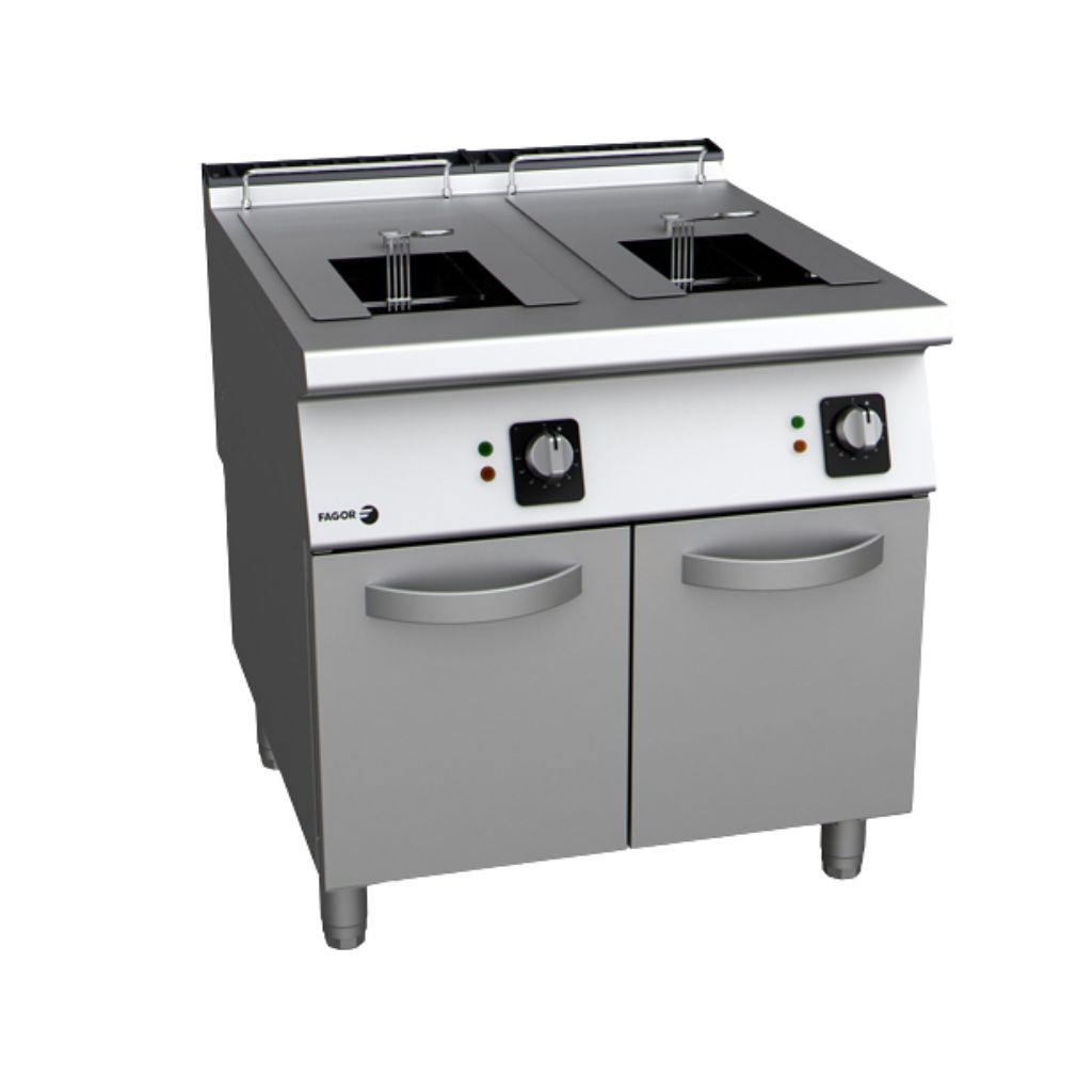 Al Tareeq kitchen Equipments Double Basket commercial fryer 1 Free Standing Double Gas Fryer