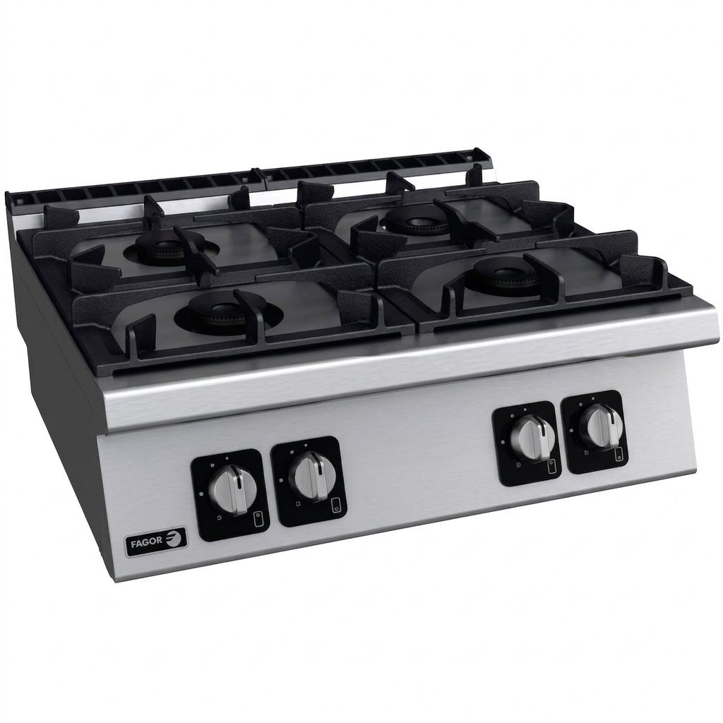 Al Tareeq kitchen Equipments 4 Burner Countertop Gas Range 1 4 Burner Countertop Gas Range