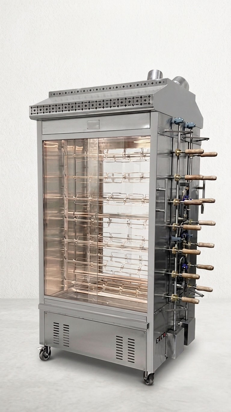 Al Tareeq kitchen Equipments CHICKEN GRILL MACHINE - DOUBLE GAS OPERATED 1 Double sidede chicken grill machine